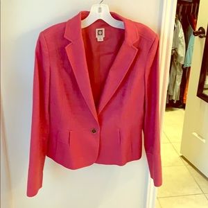 Pink Anne Klein blazer